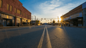 Local storefront symbolizing thriving small businesses attracting modern buyers
