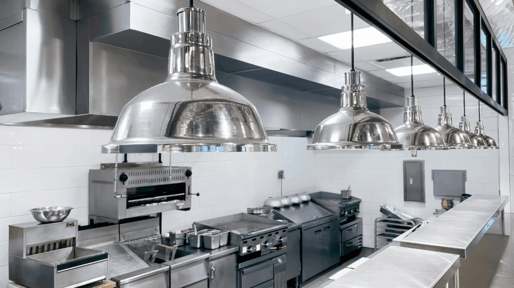 kitchen in a restaurant recently appraised by an investor using Momentum Projects business brokerage services